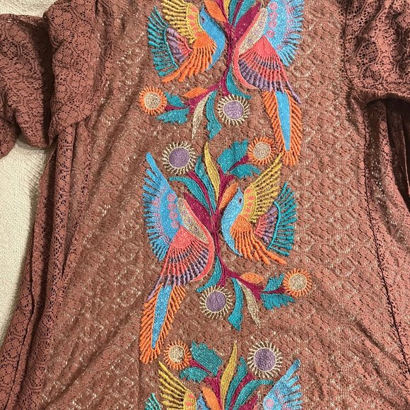 Metallic Boho BIrd Duster - Judith March - Picture 7 of 7